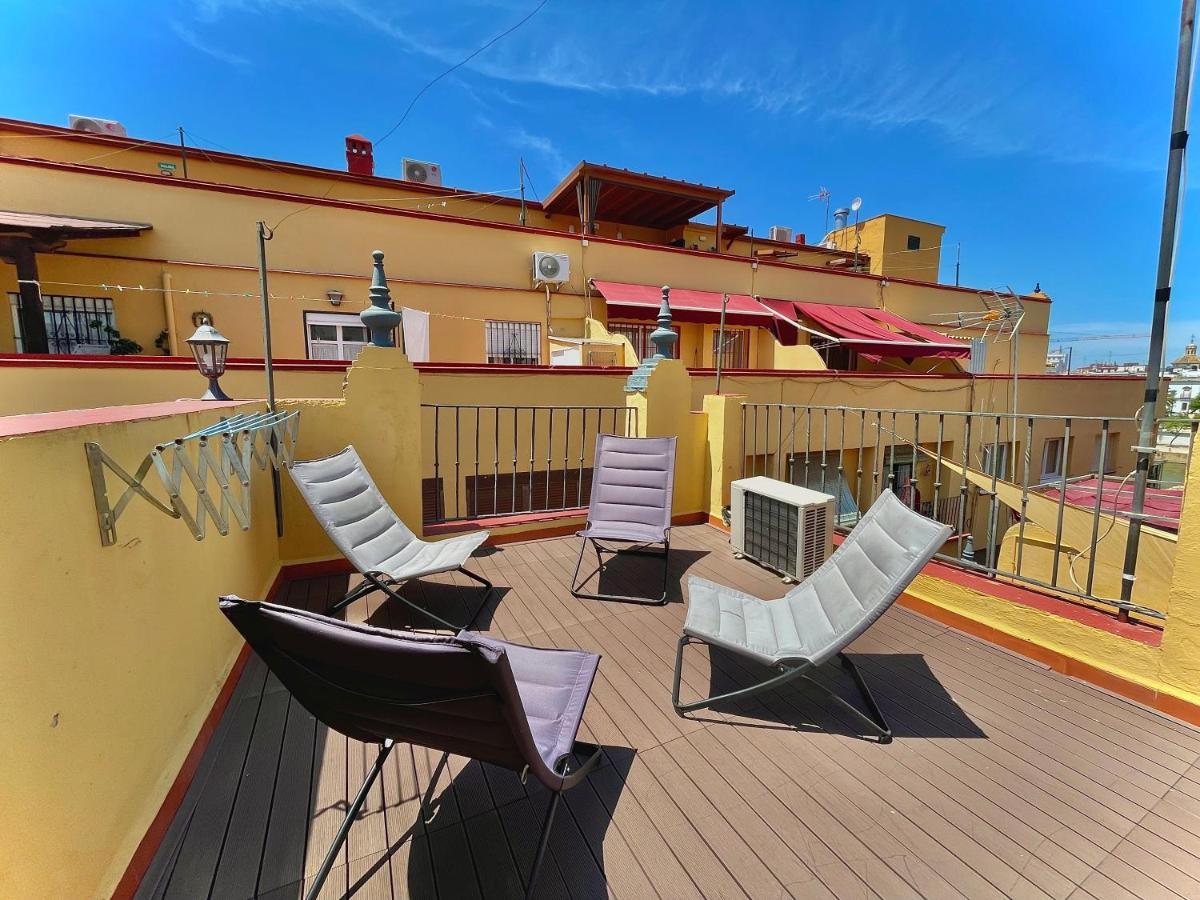 House -Rooftop&Jacuzzi -StayinSevilla Buitenkant foto